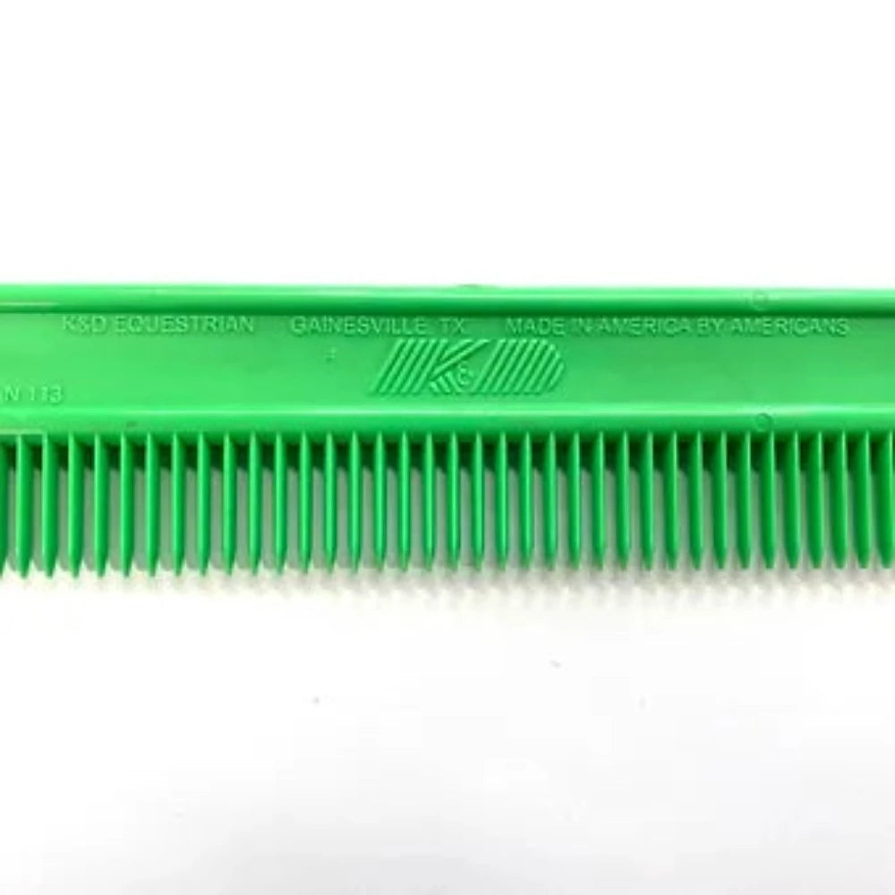 K&D Equestrian Sure Comb w/ Thick tines - 9 Colors