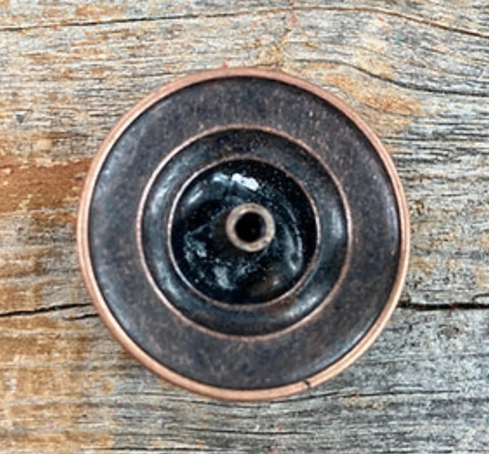 1 1/2" Copper Native American Concho/Scarf Slide