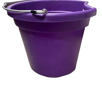 18 Qt. Flat Back Silver Line Bucket