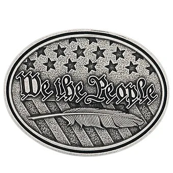 Montana Silversmiths 'We the People' Antiqued Attitude Buckle