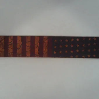 3D Belt Co. Genuine Leather USA American Flag Belt