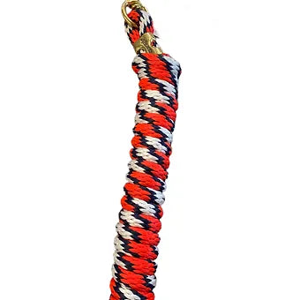 Poly Lead Rope with a Solid Brass Snap