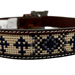 3D Belt Co. Youth boy's Aztec Belt w/ Praying Cowboy Belt Buckle