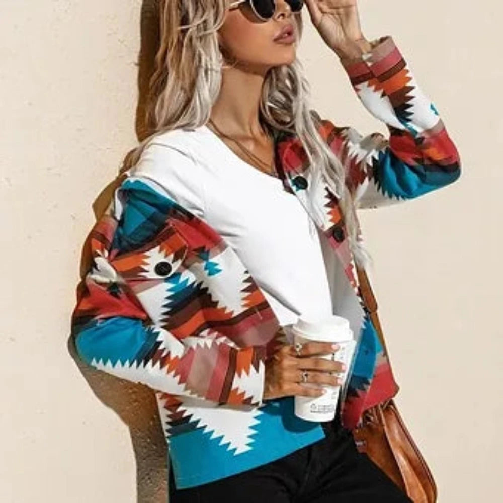 Women's Aztec Design Jacket