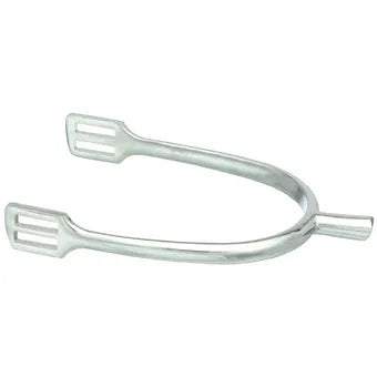 Kelly Silver Star Chrome Plated Prince of Wales Spurs
