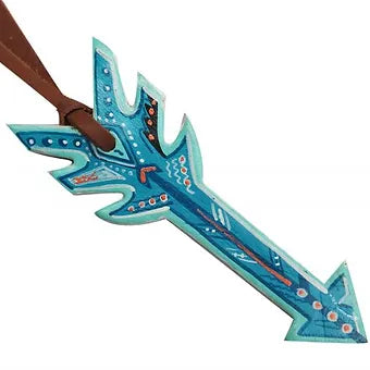 Hand Painted Teal Arrow Saddle Tie On