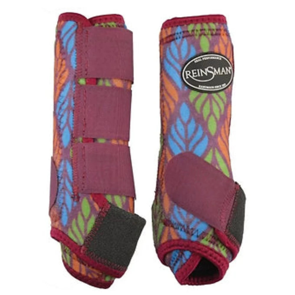 Reinsman Apex Sport Boots - Ruby Leaf Size Medium