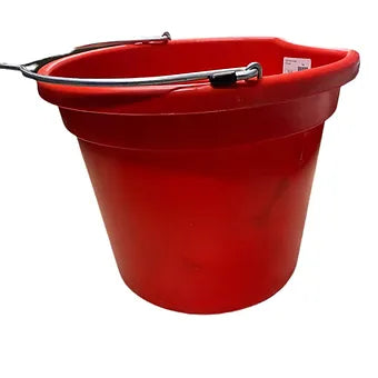 18 Qt. Flat Back Silver Line Bucket