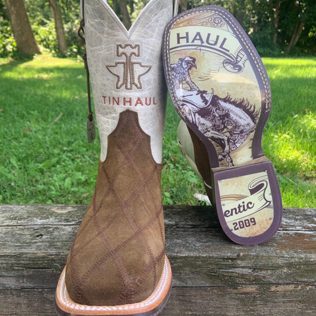 Men's Tin Haul 'Power Surge' Western Cowboy Boots