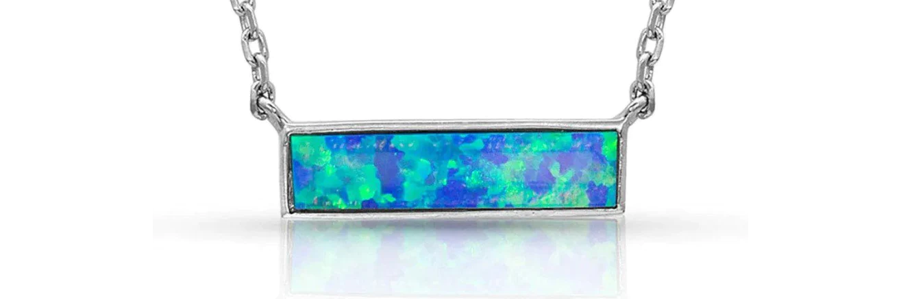 Montana Silversmiths Opal Bar Necklace