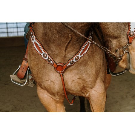 Schulz Equine 'Doc Holiday' Medium Oil Bridle Breast Collar Set