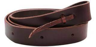 60" long x 1 1/2" wide PONY SIZE LEATHER LATIGO TIE STRAP