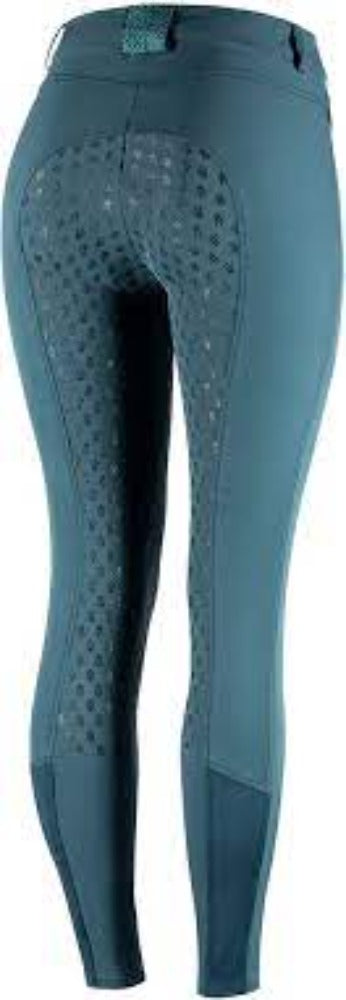 Majolica Blue 'Sienna' Silicone Full Seat Breeches