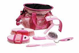 6 Piece Soft Grip Grooming Kit Tote