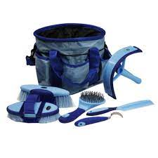 6 Piece Soft Grip Grooming Kit Tote