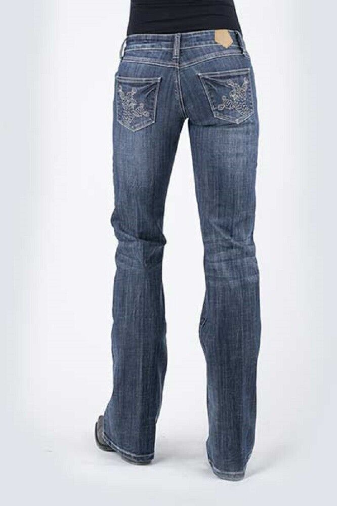 Women's Tin Haul Rosie Fit Low Rise Cactus Pocket Bootcut Jeans