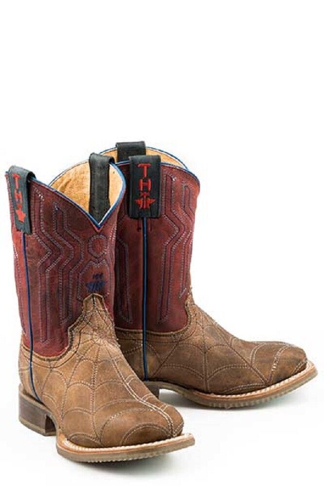 Tin Haul Spiderman Cowboy Boots Youth size 4