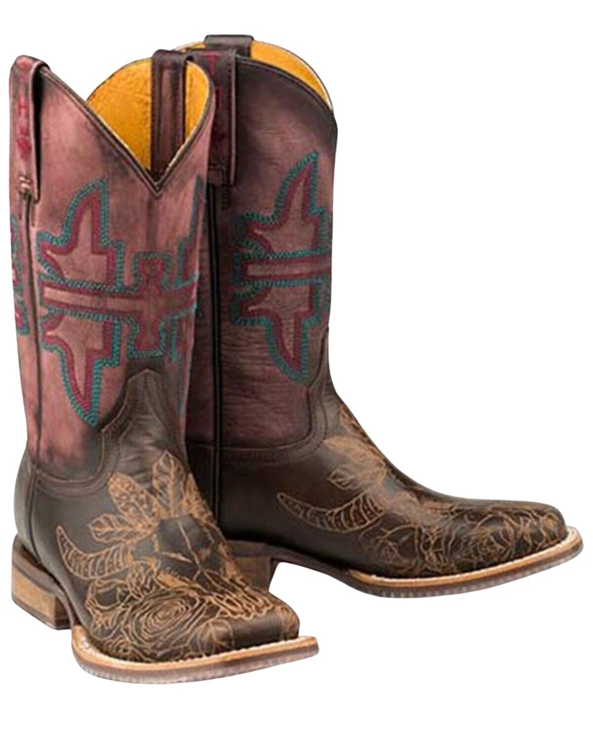 Women's Tin Haul 'Bullheaded' Western Cowboy Boots