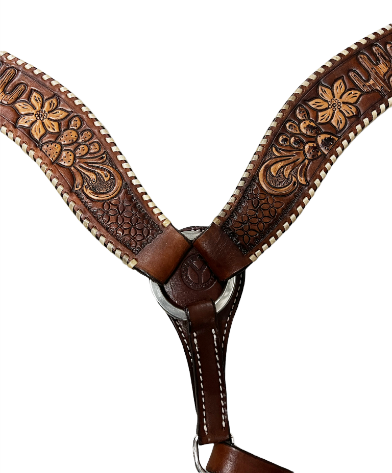 Circle Y Saddlery Desert Headstall & Breast Collar Set