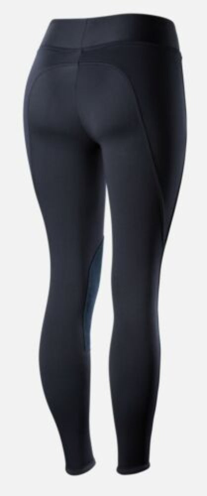 Women's Horze Dark Blue Fleece Lined Winter Riding Tights