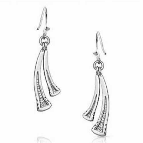 Montana Silversmiths DUO HORSESHOE NAIL EARRINGS