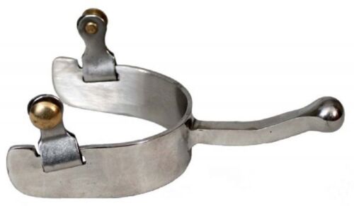 Showman Stainless Steel Ball End Equitation Spurs