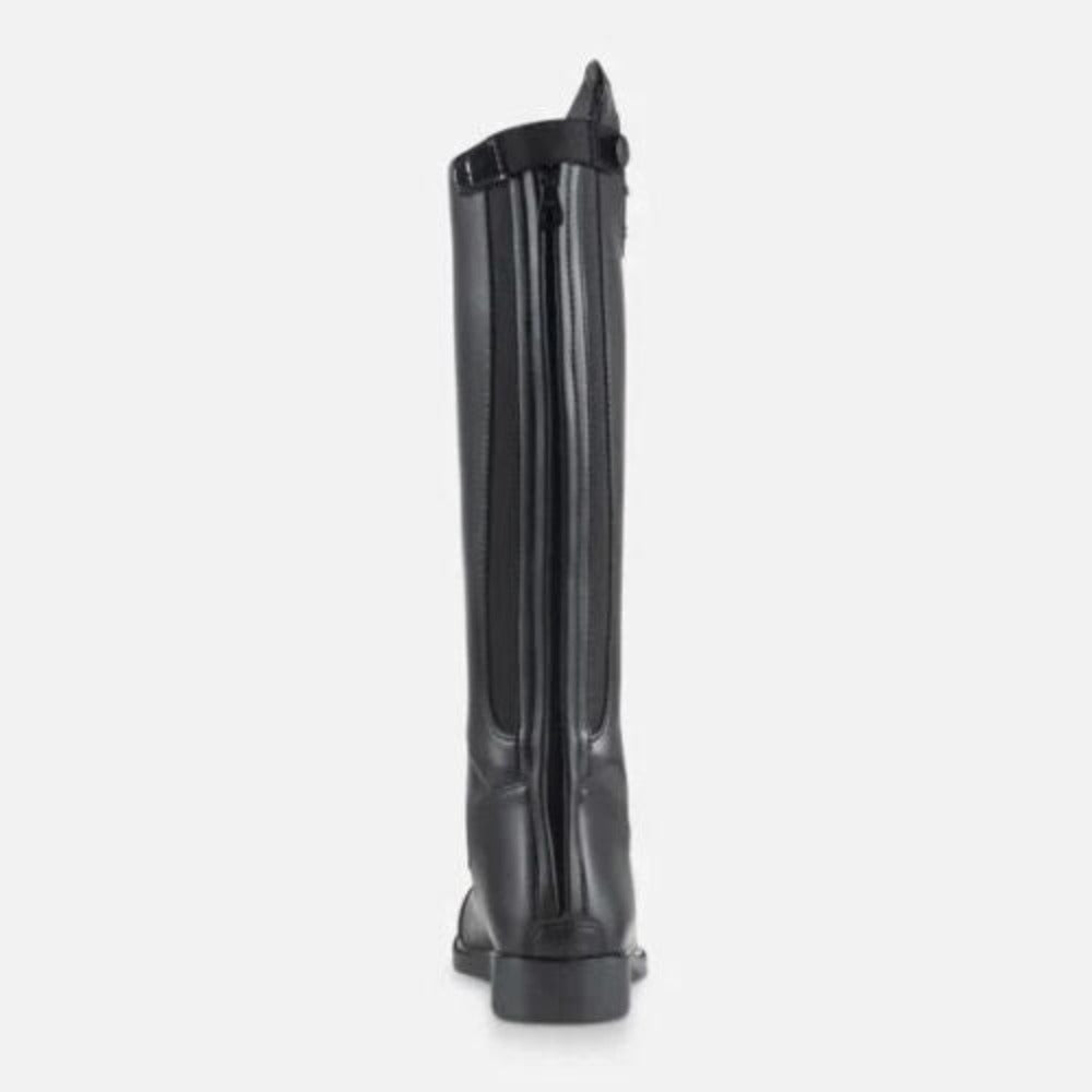Horze Youth Black Milly Tall Field English Riding Horse Boots w/ Crystals