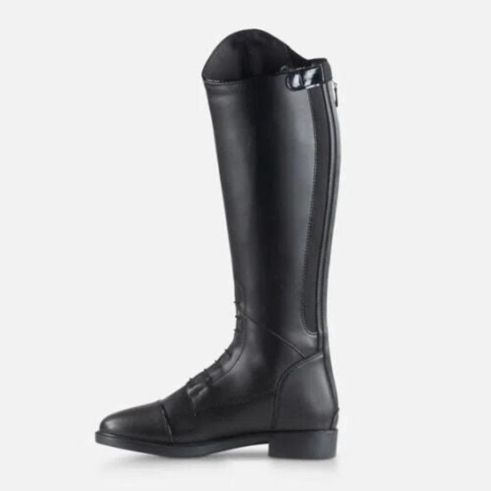 Horze Youth Black Milly Tall Field English Riding Horse Boots w/ Crystals