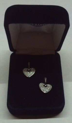 Montana Silversmiths MICRO PAVEL HEART DANGLE EARRINGS
