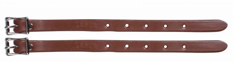 Pair of Dark Oil Leather Stirrup Hobbles