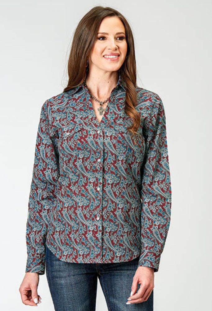 Women's Roper Red River Paisley Western Shirt