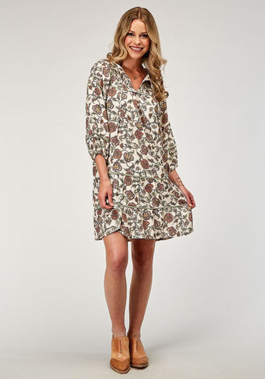 Women's Roper Vintage-Style Floral Print Dress