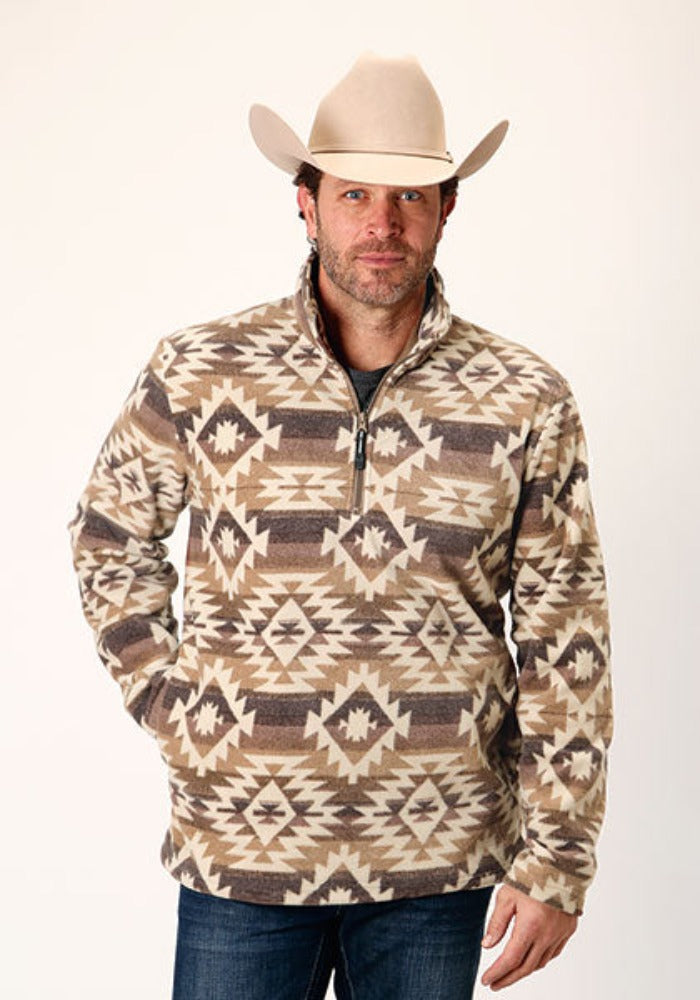 Men's Roper Aztec Fleece Pullover