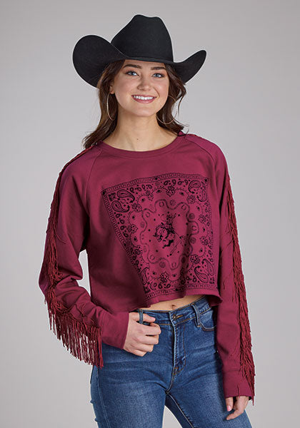 Women's Fringe Sweat Shirt