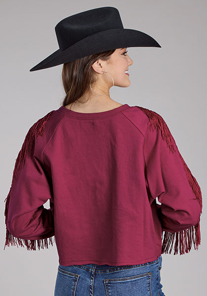 Women's Fringe Sweat Shirt