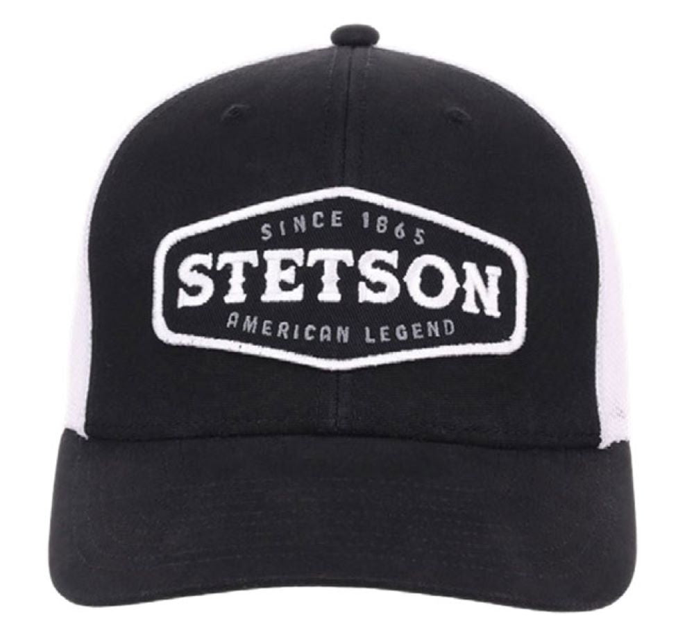 Stetson American Legend Black Hat Ball Cap