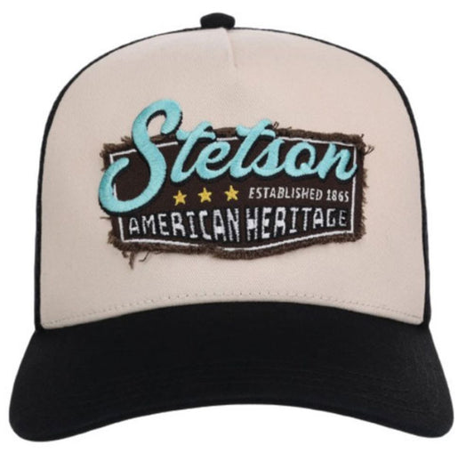 Stetson American Heritage Frayed Patch Ball Cap