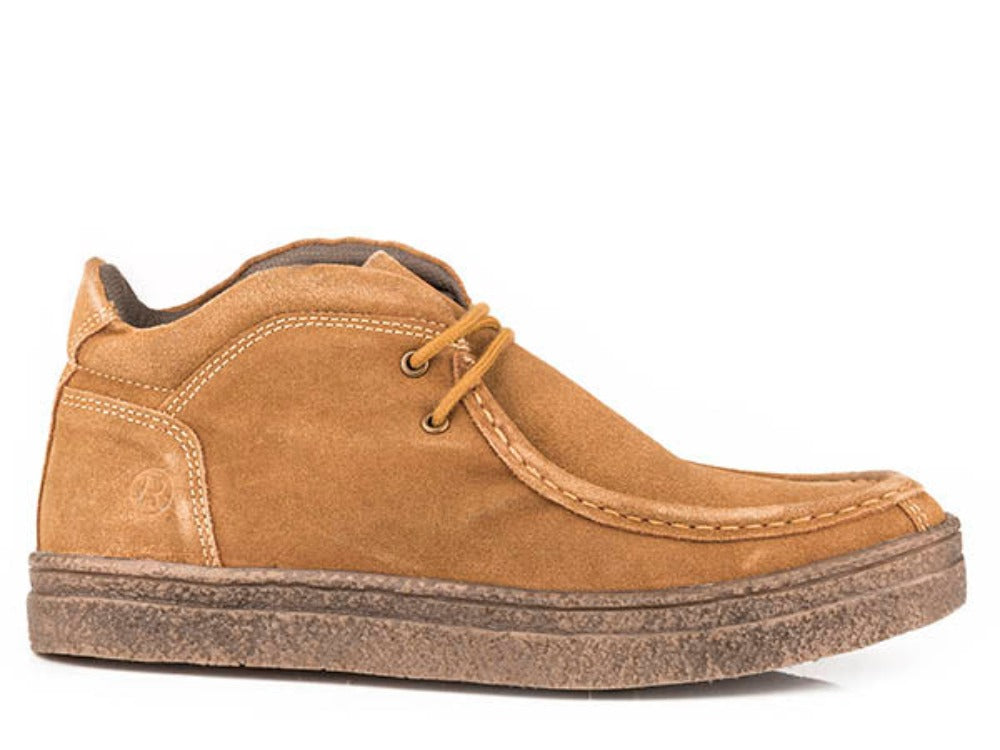 Roper Men's Tan Suede Leather Chukka 'Ryder' Boot Shoes