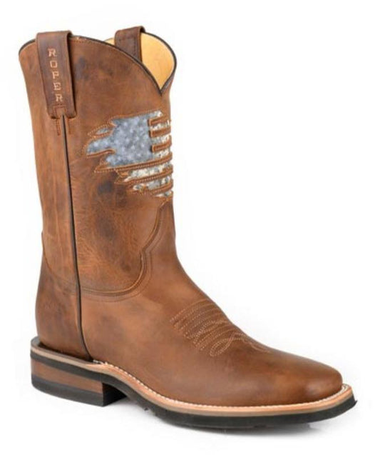 Men's Roper 'America Rules!' Flag Cowboy Boots