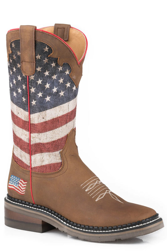 Women's Roper 'The Fourth' Flag Western Cowboy Boots