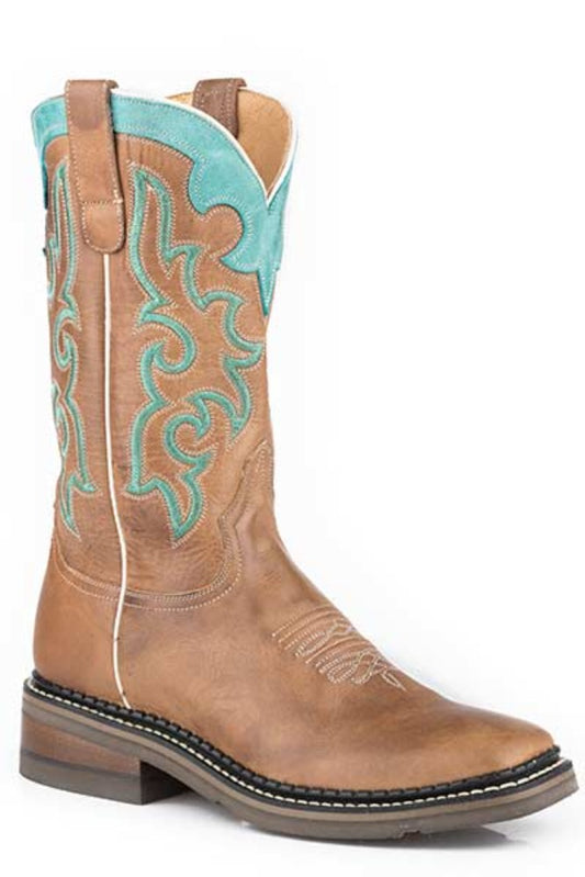 Roper Women's "Work It Out" Western Square Toe Cowboy Boot