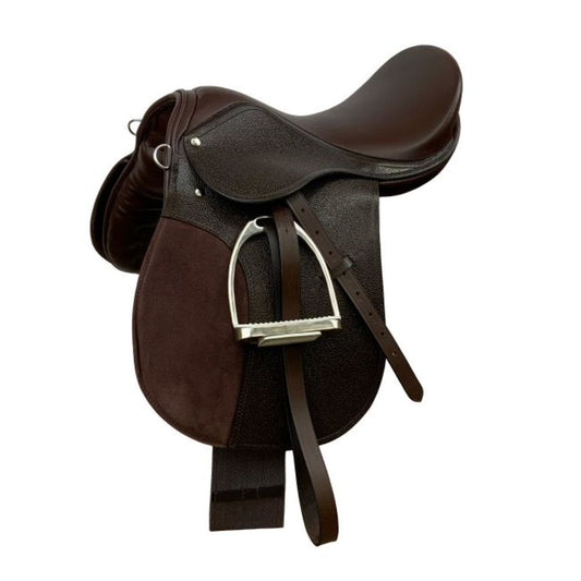 14" Brown All Purpose English Saddle