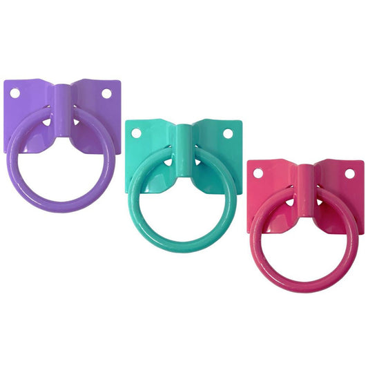 Colored Coated Ring + Plate Hardware