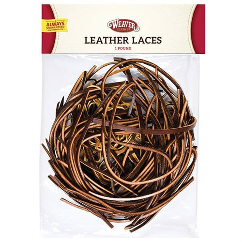 Weaver Leather 1 POUND LEATHER LACES Farmer's Bundle assortment