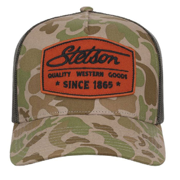 Stetson Camo Trucker Ball Cap
