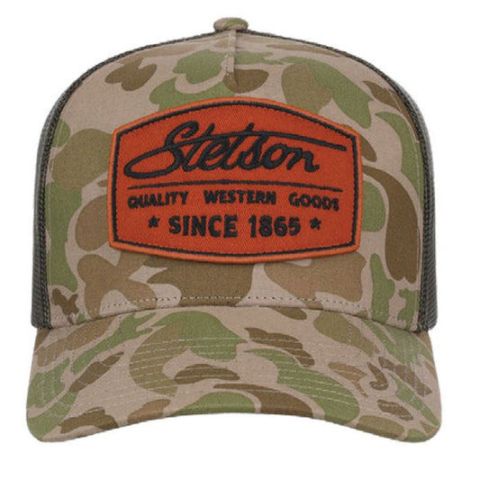 Stetson Camo Trucker Ball Cap