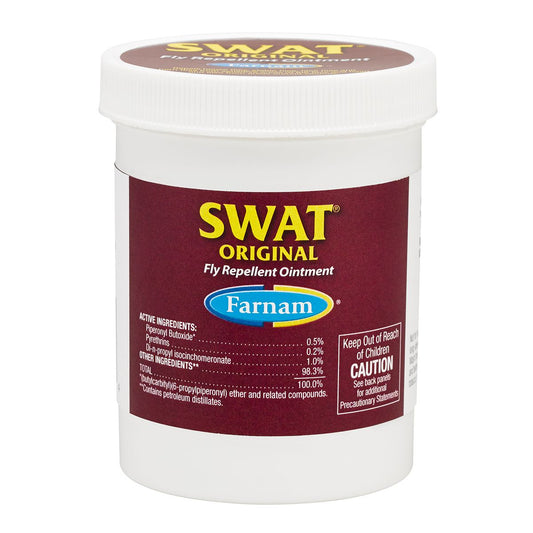 Swat Fly Repellent Ointment Horses & Dogs 7 oz. Pink original