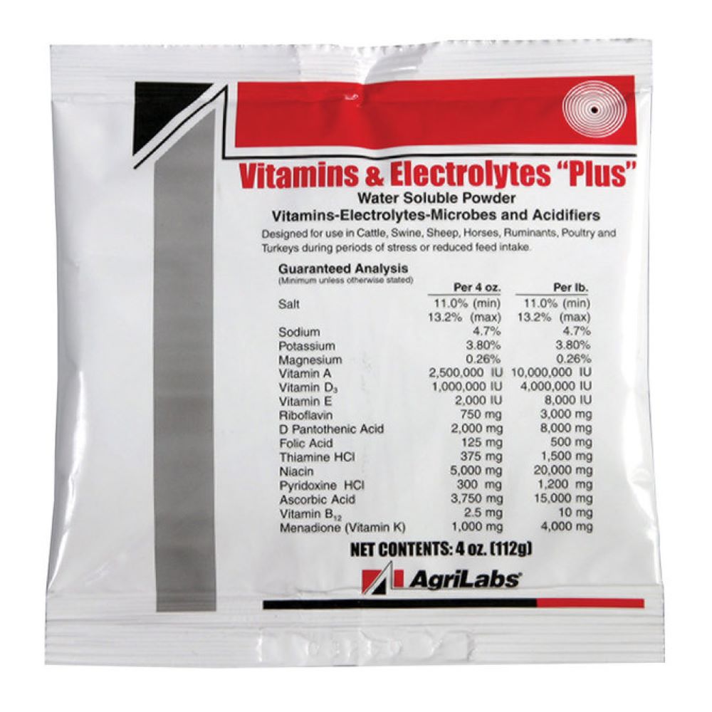 Vitamins & Electrolytes Plus 4 oz.