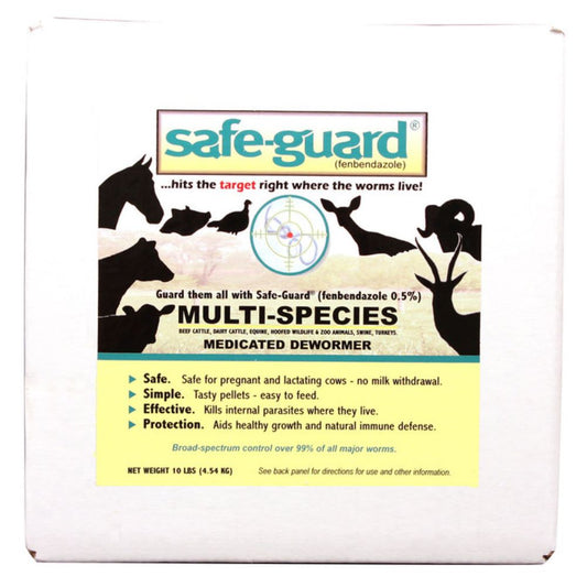 Safe-Guard 0.5% Multi-Species Dewormer Pellets 10 lb.