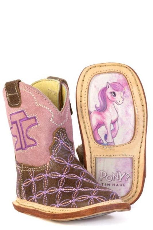 TIN HAUL Infant Cowgirl Pony Cowboy Boots